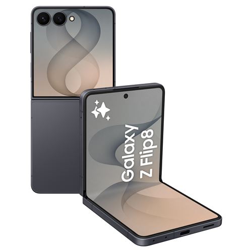Smartphone Samsung Galaxy Z Flip8 6,9" 5G Double SIM 256 Go Gris Graphite État correct Samsung reconditionné disponible sur Fnac