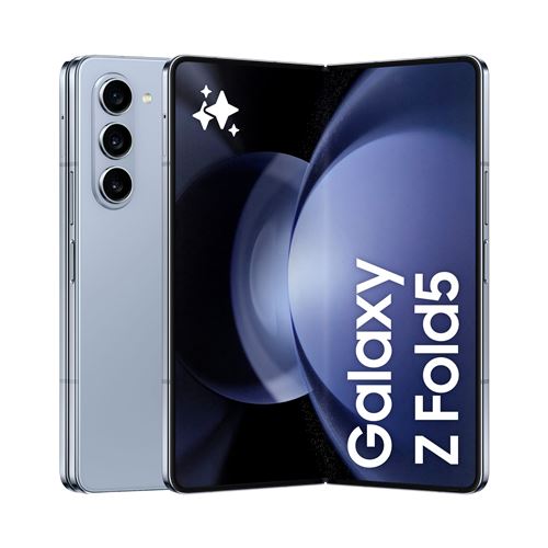 Smartphone Samsung Galaxy Z Fold5 7.6" 5G Nano SIM 256 Go Bleu État correct Samsung reconditionné disponible sur Fnac