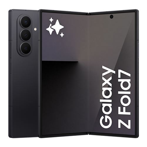 Smartphone Samsung Galaxy Z Fold7 8" 5G Double nano SIM 1 To Noir Absolu État correct reconditionné disponible sur Fnac