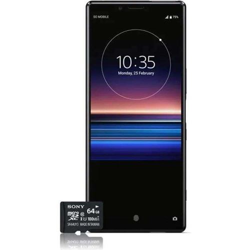 Smartphone Sony Xperia 1 noir 5 RAM 6 Go stockage 128 Go État correct N/A reconditionné disponible sur Fnac