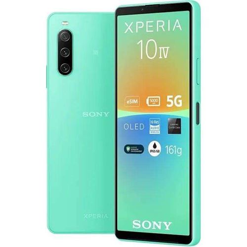 Smartphone Sony xperia 10 iv vert 6 pouces RAM 6 Go stockage 128 Go État correct N/A reconditionné disponible sur Fnac