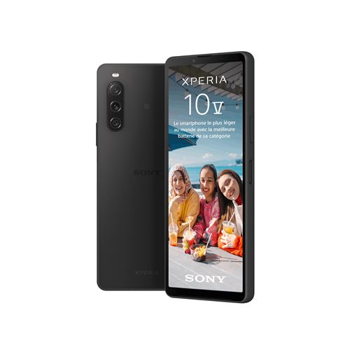 Smartphone Sony Xperia 10 V 6,1" 5G Double SIM 128 Go Noir État correct Sony reconditionné disponible sur Fnac