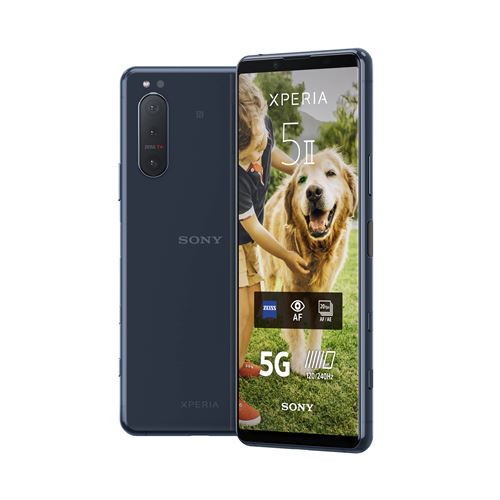 Smartphone Sony Xperia 5 II 6.1" Double SIM 128 Go Bleu État correct reconditionné disponible sur Fnac