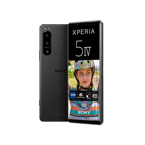 Smartphone Sony Xperia 5 IV 6.1" 5G Double SIM 128 Go Noir État correct Sony reconditionné disponible sur Fnac