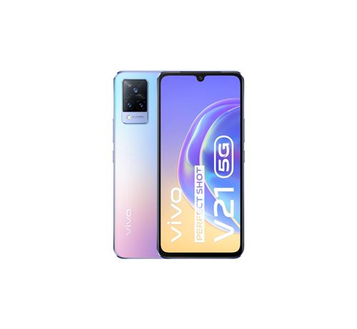 Smartphone Vivo V21 6.44"" 5G Double SIM 128 Go Bleu flamboyant État correct Vivo reconditionné disponible sur Fnac