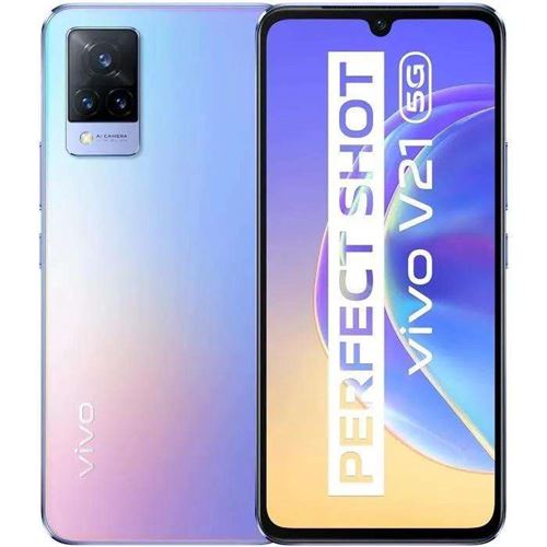 Smartphone Vivo v21 RAM 8 Go stockage 128 Go État correct N/A reconditionné disponible sur Fnac