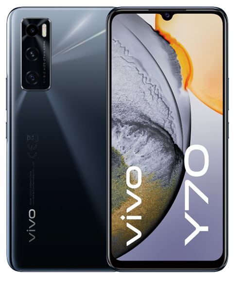 Smartphone Vivo Y70 6.44"" 128 Go Double SIM Noir gravité État correct Vivo reconditionné disponible sur Fnac