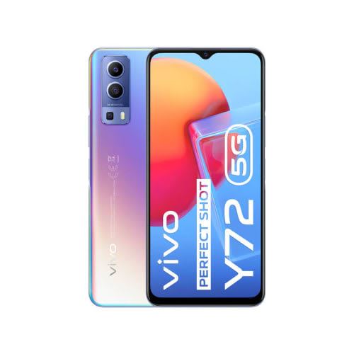 Smartphone Vivo Y72 5G V2046 6.5 FHD+ Mediatek Dimensity 700 8Go 128Go Android 11 Lueur de Rêve État correct N/A reconditionné disponible sur Fnac
