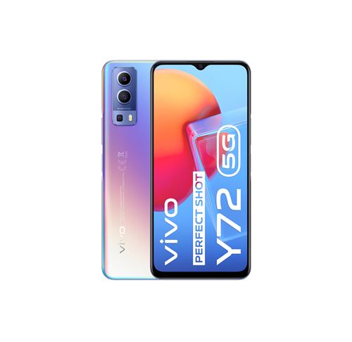 Smartphone Vivo Y72 6.58"" Double SIM 128 Go 5G Bleu État correct Vivo reconditionné disponible sur Fnac
