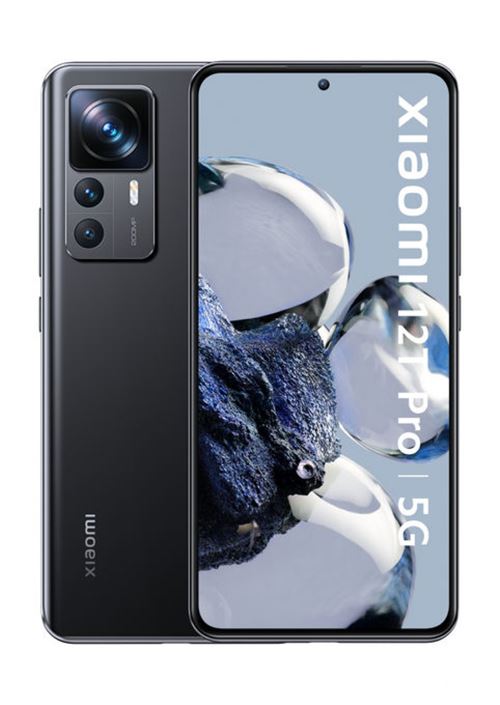 Smartphone Xiaomi 12T Pro 6,67" Double nano SIM 5G 256 Go Noir État correct Xiaomi reconditionné disponible sur Fnac | Dero