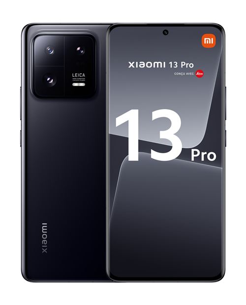 Smartphone Xiaomi 13 Pro 6.67" Double nano SIM 5G 12 Go RAM 256 Go Noir État correct Xiaomi reconditionné disponible sur Fnac