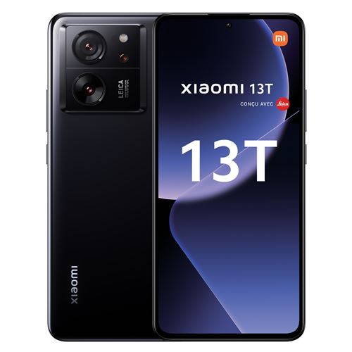 Smartphone Xiaomi 13T 6.67" 5G Double SIM 256 Go Noir État correct Xiaomi reconditionné disponible sur Fnac