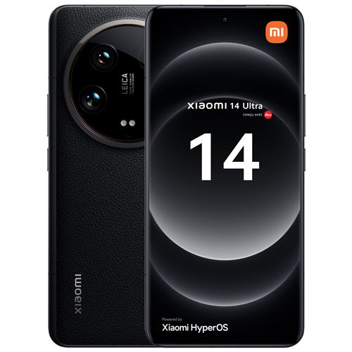 Smartphone Xiaomi 14 Ultra 6,73" 5G Double nano SIM 512 Go Noir État correct Xiaomi reconditionné disponible sur Fnac
