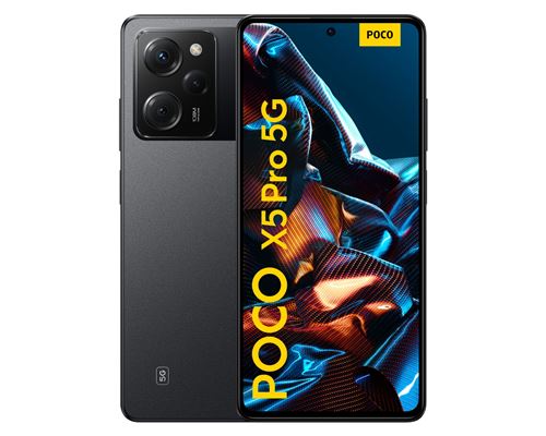 Smartphone Xiaomi Poco X5 Pro Double nano SIM 5G 6.67" 256 Go Noir État correct Xiaomi reconditionné disponible sur Fnac