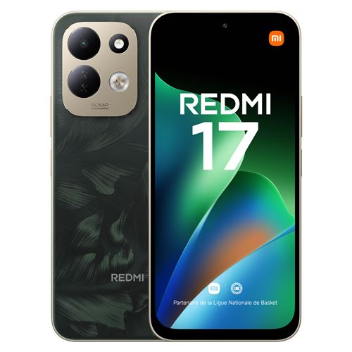 Smartphone Xiaomi Redmi 17 6.9" Double nano SIM 128 Go Vert État correct Xiaomi reconditionné disponible sur Fnac