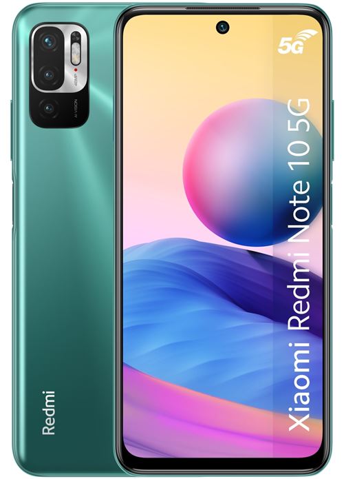 Smartphone Xiaomi Redmi Note 10 5G 6,5" Double SIM 128 Go Vert État correct Xiaomi reconditionné disponible sur Fnac