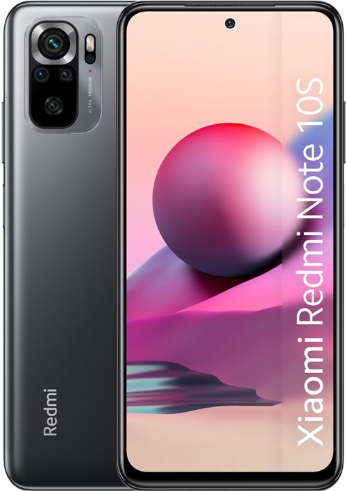Smartphone Xiaomi Redmi Note 10S 6,43" 128 Go Double SIM Gris État correct Xiaomi reconditionné disponible sur Fnac