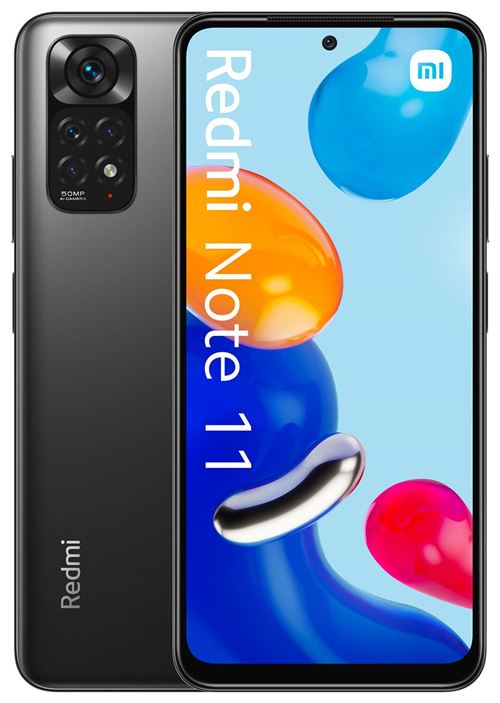 Smartphone Xiaomi Redmi Note 11 6.43" Double SIM 4 Go RAM 128 Go Gris graphite État correct Xiaomi reconditionné disponible sur Fnac | Dero