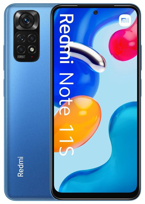 Smartphone Xiaomi Redmi Note 11S 6,43" Double SIM 128 Go Bleu crépuscule État correct Xiaomi reconditionné disponible sur Fnac