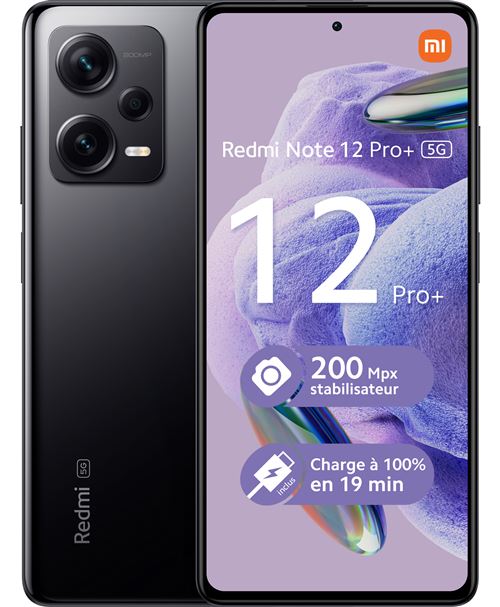 Smartphone Xiaomi Redmi Note 12 Pro Plus 6,67" 5G Double nano SIM 256 Go Noir État correct reconditionné disponible sur Fnac