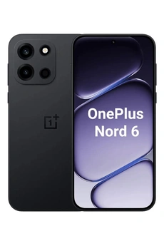 Smartphones Nord 6 5G 12Go 512Go Noir AMOLED 165Hz 7500mAh Snapdragon 8s Gen4 Version Globale Très bon état OnePlus reconditionné disponible sur Darty