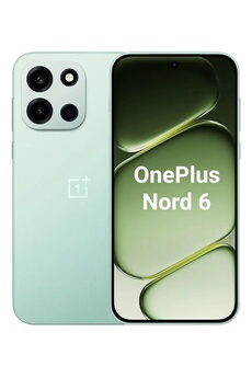 Smartphones Nord 6 5G 12Go 512Go Vert AMOLED 165Hz 7500mAh Snapdragon 8s Gen4 Version Globale Très bon état OnePlus reconditionné disponible sur Darty