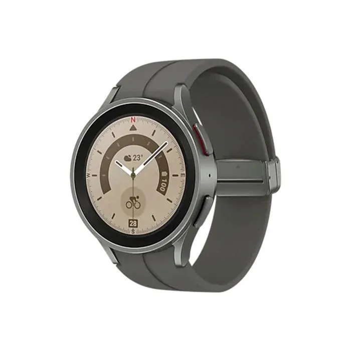 Smartwatch Galaxy Watch 5 Pro 45mm R920 Titanium (Reconditionné) - Bluetooth - Android Wear OS - Smartphone - 16 Go Reconditionné - 197,99 € Smartwatch Galaxy Watch 5 Pro 45mm R920 Titanium (Reconditionné) - Bluetooth - Android Wear OS - Smartphone - 16 Go Reconditionné Samsung reconditionné disponible sur Cdiscount Seconde Vie | Dero