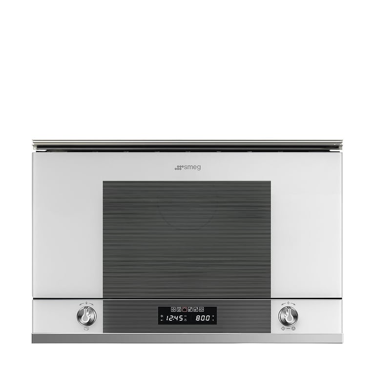 Smeg MP122B1 micro-onde Blanc Micro-ondes grill Intégré 22 L 850 W - Excellent état Parfait état Smeg reconditionné disponible sur Pixmania