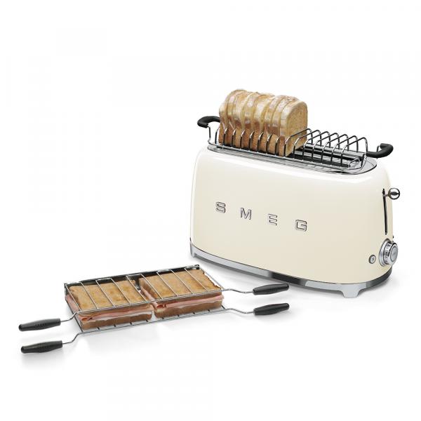 Smeg toaster 2X4 50´style cream tsf02creu - Bon état Bon état Smeg reconditionné photo 2 | Dero