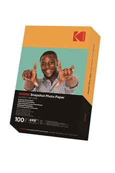 Snapshot Photo Paper - Papiers Photo Instantanes, Finition Brillante, Pack de 100 Feuilles de Papier Photo, Format 102 x 152mm, 180 gsm, Compatible Bon état Kodak reconditionné disponible sur Darty | Dero