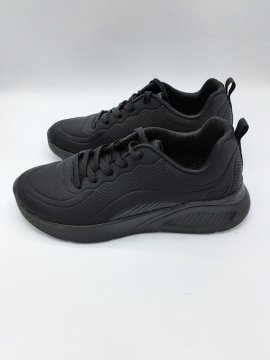 SNEAKERS BASSES SYNTHETIQUE NOIR DE SECONDE MAIN Très bon état - 20,00 € SNEAKERS BASSES SYNTHETIQUE NOIR DE SECONDE MAIN Très bon état Skechers reconditionné disponible sur Claquettes Market