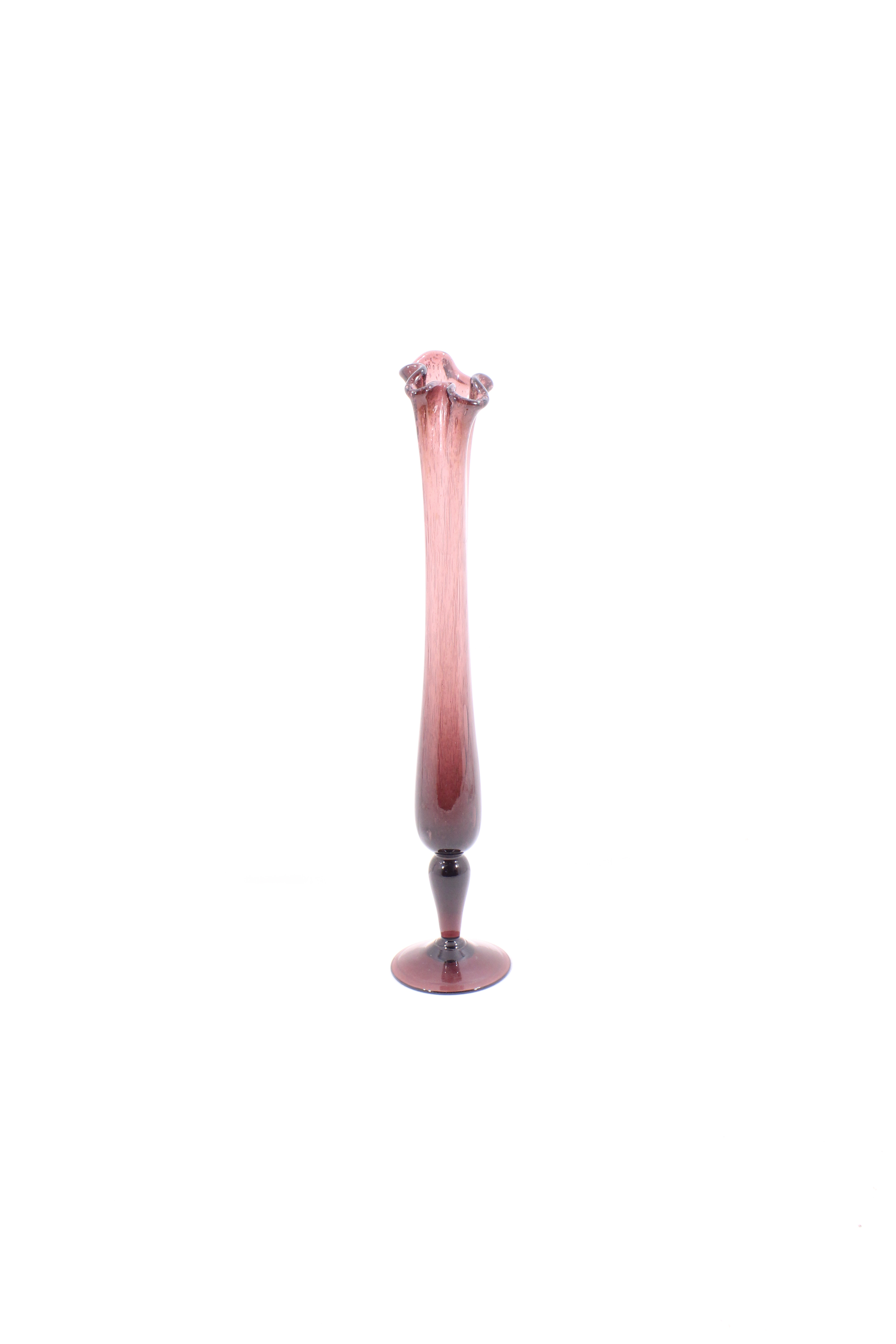 Voir photo 4 de Soliflore / vase en verre soufflé Soliflore / vase en verre soufflé reconditionné photo 4