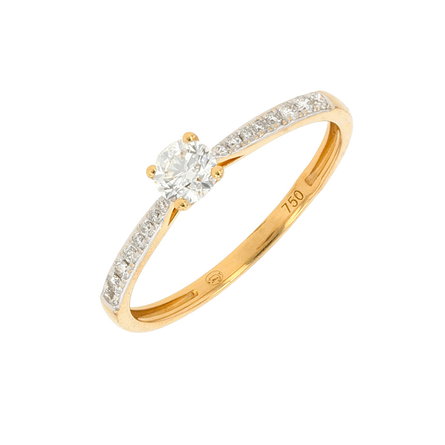 Solitaire diamants Parfait état - 700,00 € Solitaire diamants Parfait état reconditionné disponible sur Gemme Les Bijoux
