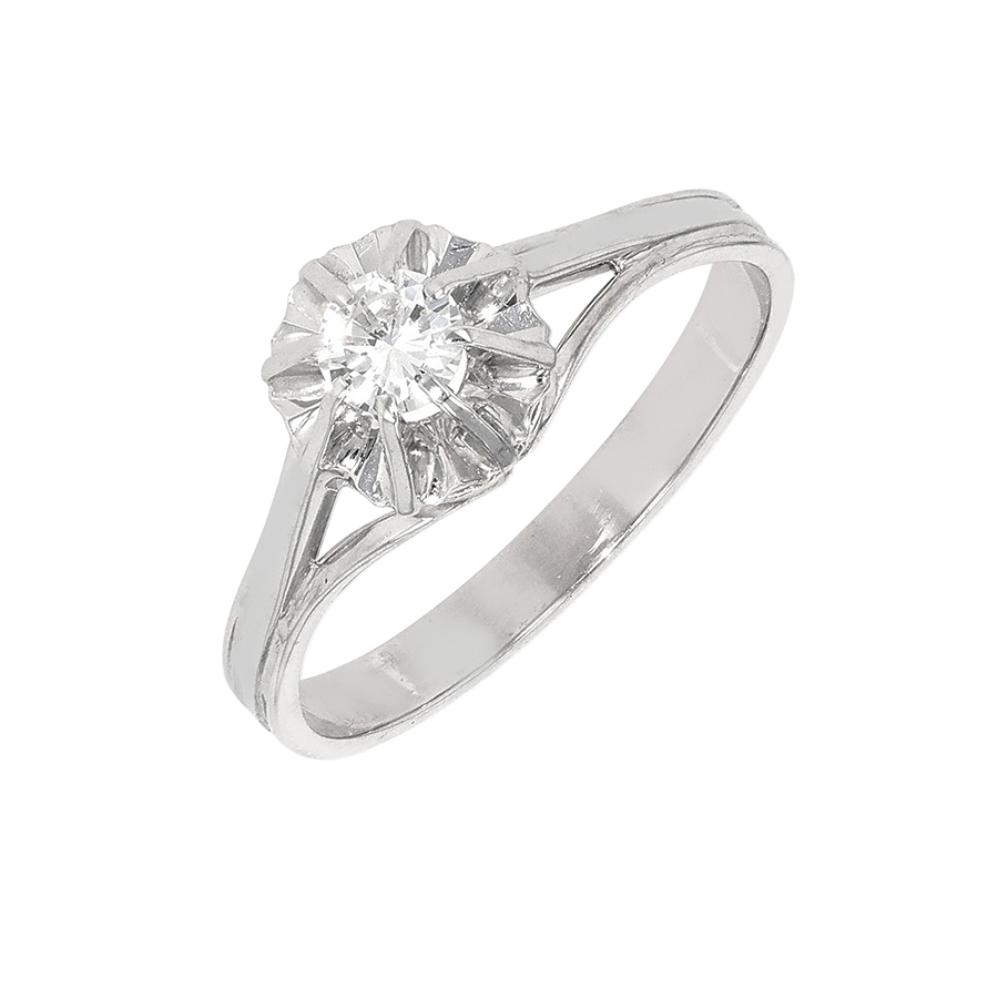 Solitaire vintage Parfait état - 790,00 € Solitaire vintage Parfait état reconditionné disponible sur Gemme Les Bijoux