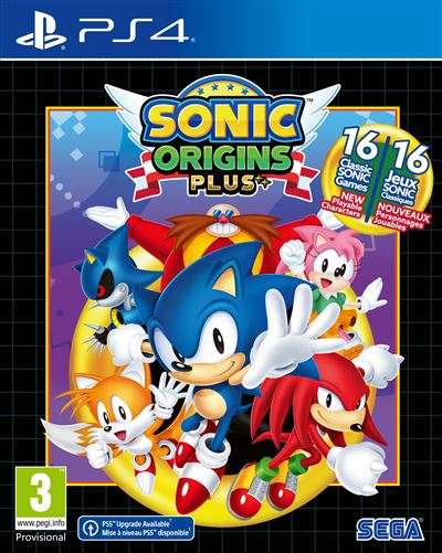 Sonic Origins Plus – Day One Edition PS4 État correct reconditionné disponible sur Fnac