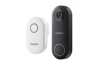 Sonnette exterieur connectee D340W - Noir Bon état Reolink reconditionné disponible sur Darty