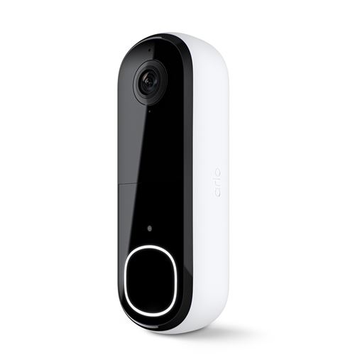 Sonnette vidéo Arlo Essential2 Full HD Blanc et Noir État correct Arlo reconditionné disponible sur Fnac