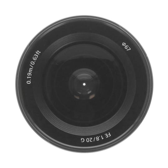 Voir photo 2 de Sony 20mm 1:1.8 FE G (SEL20F18G) noir - comme neuf | Dero Sony 20mm 1:1.8 FE G (SEL20F18G) noir - comme neuf Reconditionné Sony reconditionné photo 2 | Dero