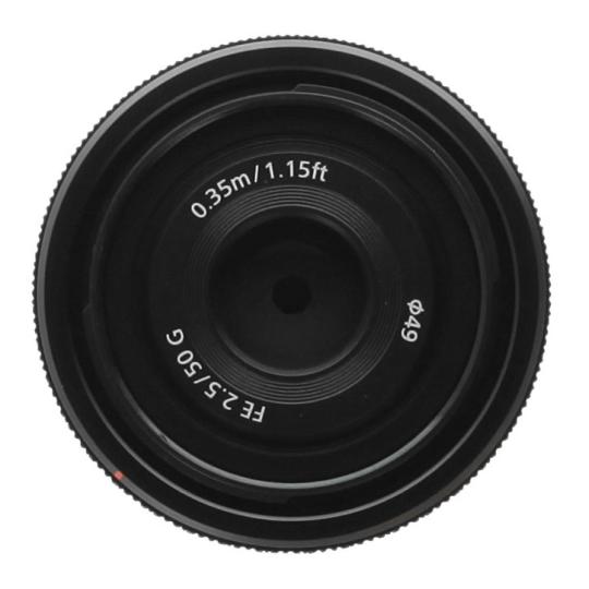Voir photo 3 de Sony 50mm 1:2.5 FE G (SEL50F25G) noir - comme neuf | Dero Sony 50mm 1:2.5 FE G (SEL50F25G) noir - comme neuf Reconditionné Sony reconditionné photo 3 | Dero