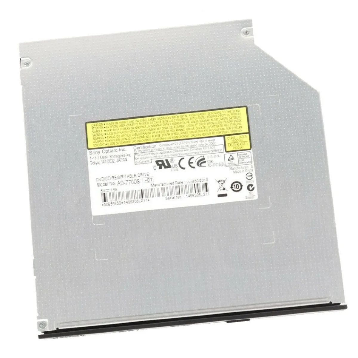 Acheter Sony AD-7700S-FC Graveur DVD±RW DL État correct - 29,95 € Sony AD-7700S-FC Graveur DVD±RW DL État correct Sony reconditionné disponible sur Rue du Commerce Seconde Vie