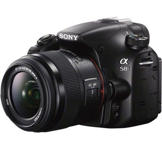 Sony Alpha 58 DT 18-55 mm F3.5-5.6 SAM II Noir Bon état Sony reconditionné disponible sur Refurbed | Dero