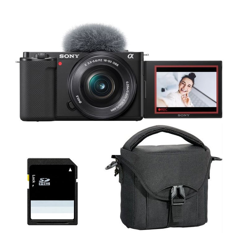SONY ALPHA ZV-E10 NOIR + 16-50 PZ + Sac + SD 8 Go - Très bon état Très bon état Sony reconditionné disponible sur Pixmania