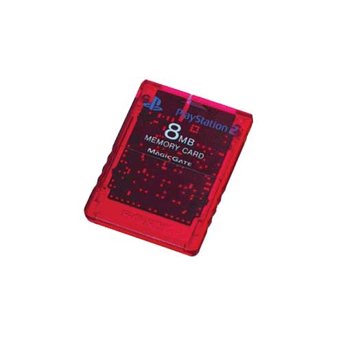 Sony carte mémoire rouge transparente pour PlayStation 2 État correct Sony reconditionné disponible sur Fnac | Dero