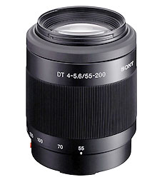 Sony DT 55 - 200 mm f/4.0 - 5.6 État correct Sony reconditionné disponible sur Fnac