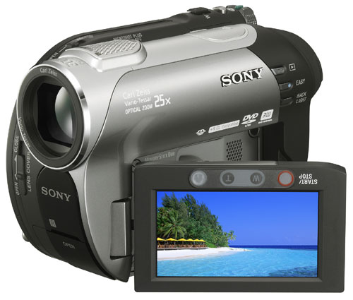 Sony Handycam DCR-DVD306E - Caméscope - 1.0 MP - 25x zoom optique - Carl Zeiss - DVD État correct Sony reconditionné disponible sur Fnac
