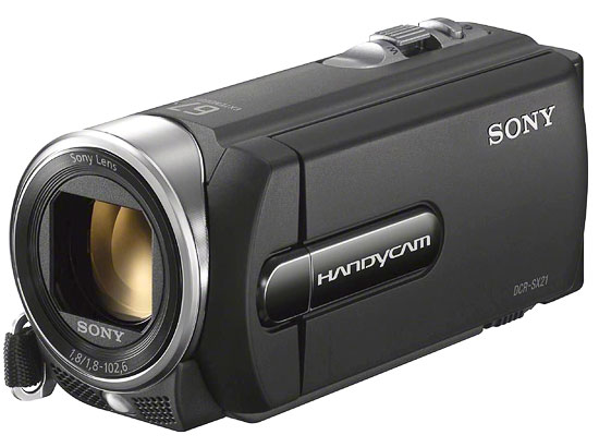 Sony Handycam DCR-SX21E - Caméscope - 800 KP - 57x zoom optique - carte Flash - noir État correct Sony reconditionné disponible sur Fnac