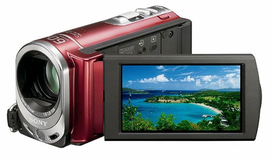 Sony Handycam DCR-SX33E - Caméscope - 800 KP - 60x zoom optique - Carl Zeiss - carte Flash - rouge État correct reconditionné disponible sur Fnac