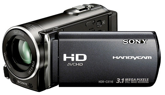 Sony Handycam HDR-CX116E - Caméscope - 1080i - 4.2 MP - 25x zoom optique - Carl Zeiss - flash 8 Go - carte Flash État correct Sony reconditionné disponible sur Fnac