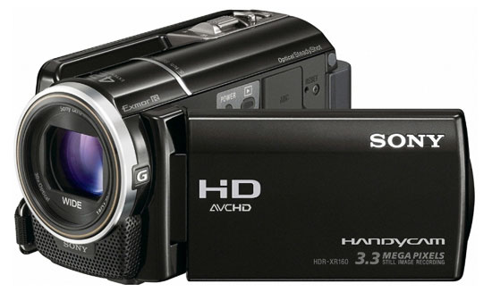 Sony Handycam HDR-XR160E - Caméscope - 1080p - 4.2 MP - 30x zoom optique - HDD 160 Go - carte Flash - noir État correct Sony reconditionné disponible sur Fnac