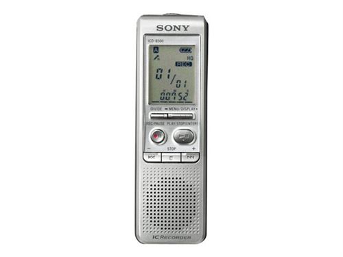 Sony ICD-B500 - Enregistreur vocal - 250 mW - 256 Mo - argent État correct Sony reconditionné disponible sur Fnac